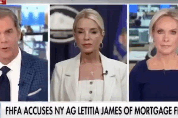 WATCH: Pam Bondi Says She’s Coming after Letitia James for 25 Years of Alleged Fraud