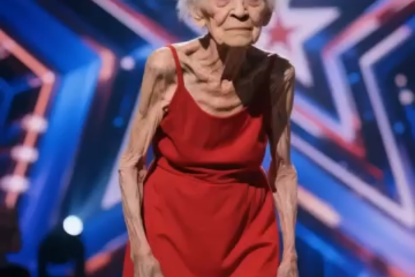 Elderly Woman Drinks a Mysterious Red Liquid on Stage — Seconds Later She Transforms Into a Beautiful Young Girl! Watch Part 2 in the First Comment!