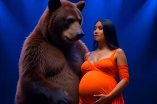 From Talent Show to Real Family: The Bear, the Woman, and the Little Girl Who Stole Everyone’s Heart!
