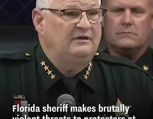 Florida Sheriff’s Controversial Warning Sparks National Debate Over Protest Response
