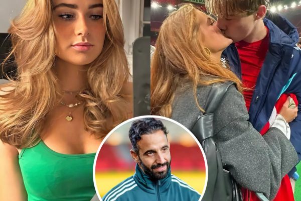 BREAKING: Young star Rasmus Højlund’s girlfriend, Laura Rhod Sondergaard, was recently discovered to be pregnant with a member of his first team squad, the incident was even more shocking when fans thought it was the head coach… nhathung