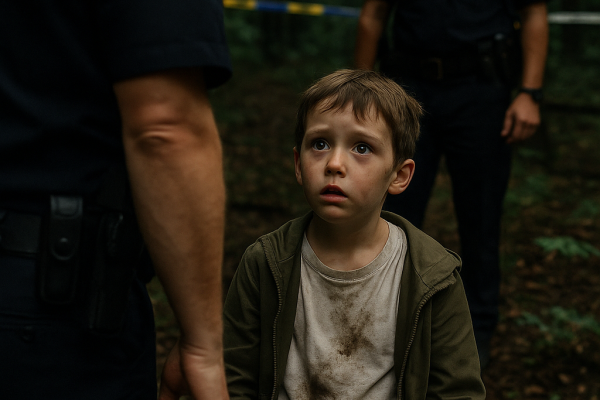 💔 6-Year-Old Found Alone in the Woods After Going Missing for Hours — What He Whispered to Police Left Everyone Speechless