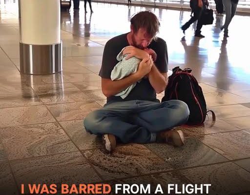 Widower Is Barred from Boarding a Flight with His Newborn Baby, 82-Year-Old Meredith Helps Him