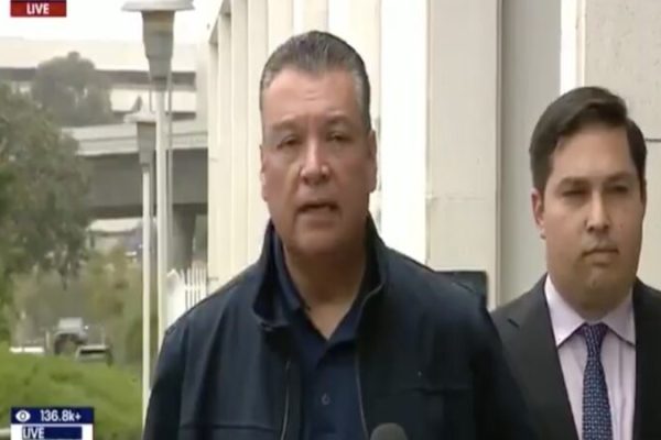 WATCH: Senator Padilla Chokes Up, Nearly Cries After Stunt Resulting In Detainment