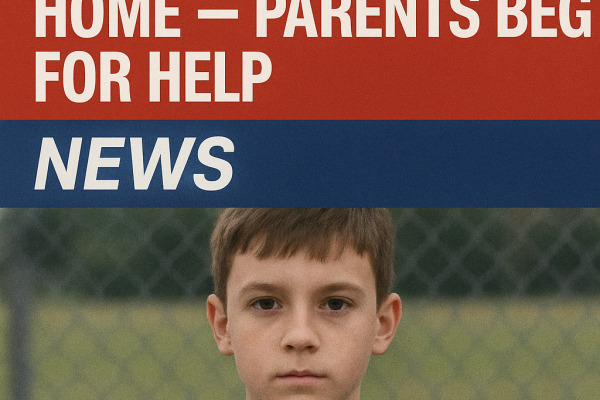 Boy Walks Out of Soccer Practice, Never Makes It Home — Parents Desperately Plead for Answers