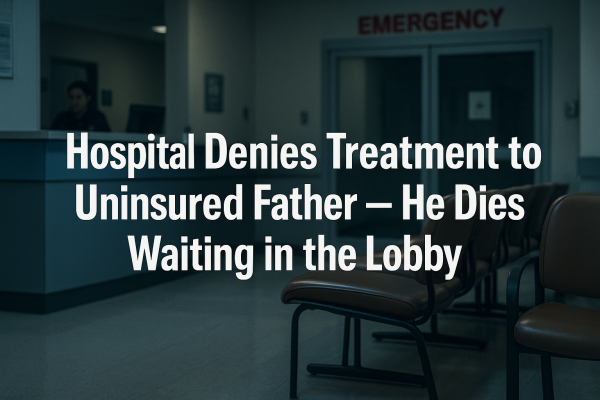 Hospital Denies Treatment to Uninsured Father — He Dies Waiting in the Lobby