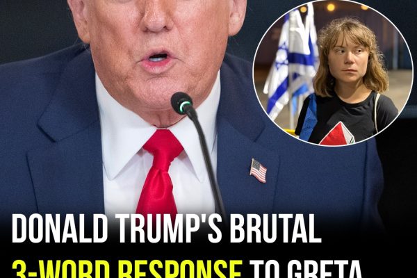 Donald Trump’s brutal 3-word response to Greta Thunberg after she claimed she was kidnapped by Israel