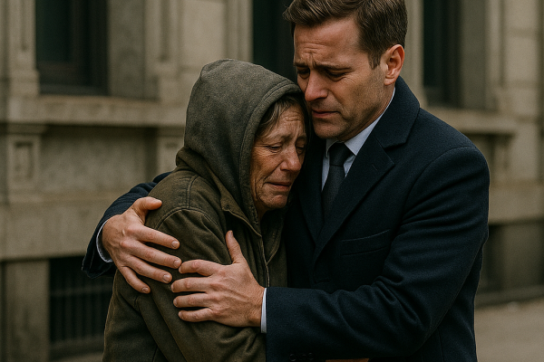 💔 “She Whispered ‘You’re My Son’… and My Whole World Collapsed” – Man Discovers Homeless Woman Is His Long-Lost Mother