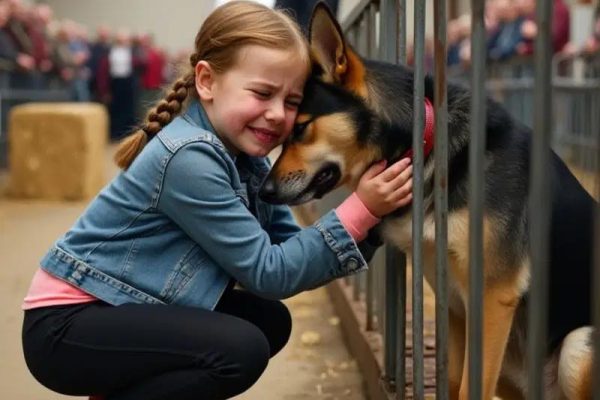 Daughter of Dead Cop Walks Into German Shepherd Auction Alone — The Reason Why Is Shocking!