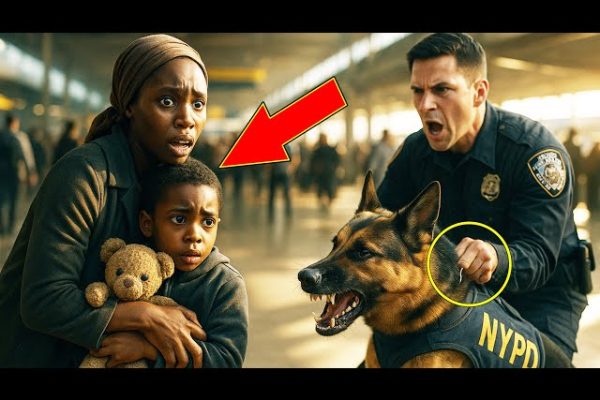 Airport K9 Alerts to Single Mom’s Son’s Teddy Bear – What Police Find Leaves Everyone Stunned