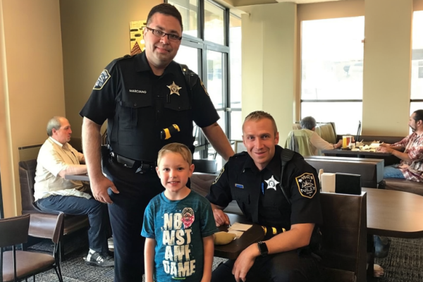 Was I Wrong For Letting My Son Pose With Cops, Given His Dad’s Views?